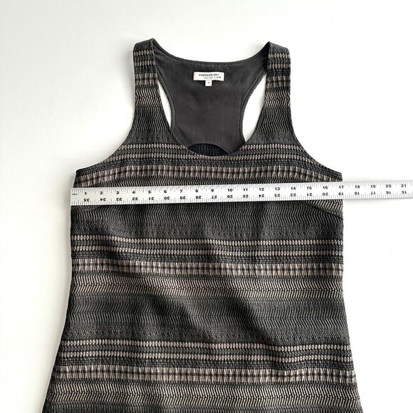 Emerson Fry Tuckernuck New York Made Stretch Jacquard Layering Gray Tank Dress 4 - Picture 6 of 9